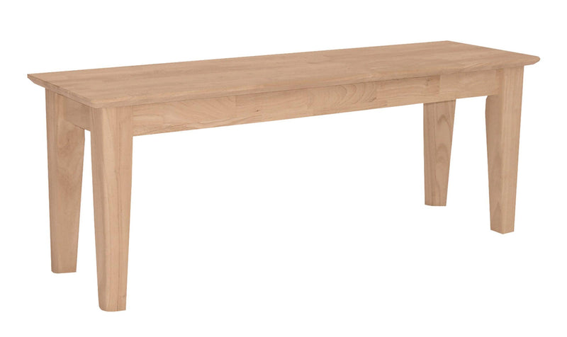 Shaker Bench - Barewood