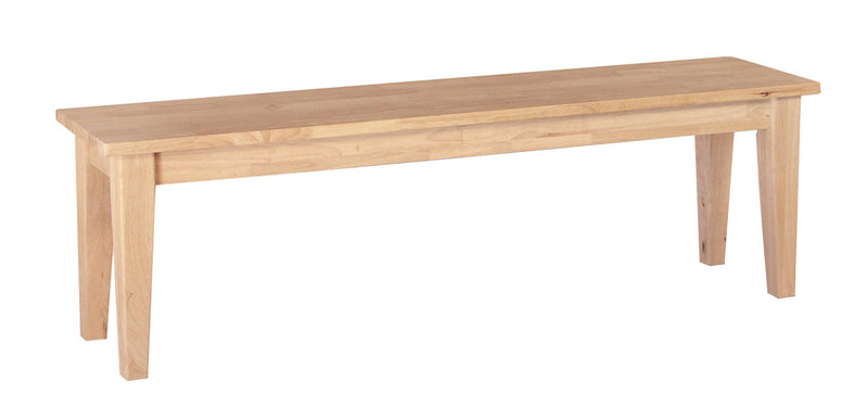 Shaker Bench - Barewood