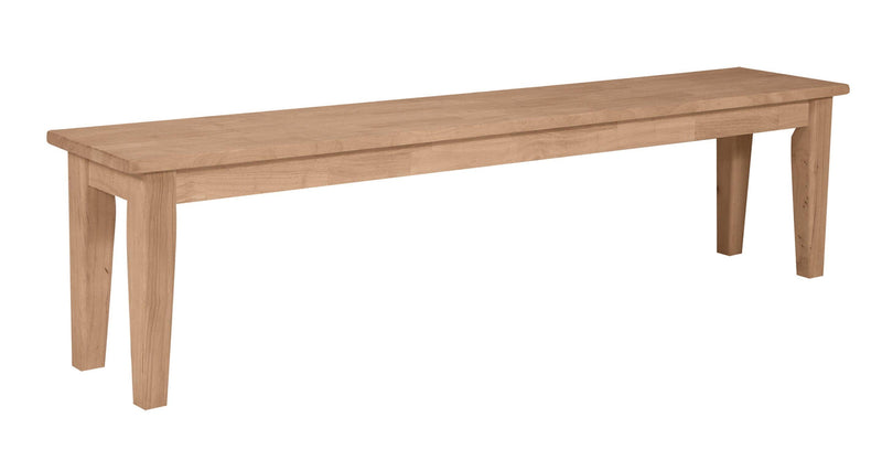 Shaker Bench - Barewood