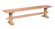 Trestle Bench - Barewood