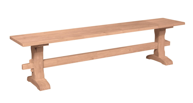 Trestle Bench - Barewood
