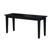 39" Shaker Bench - Barewood