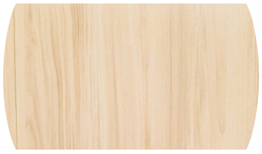 Bow-End table top — top-down shape detail