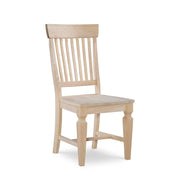 Vista Slatback Chair - Barewood