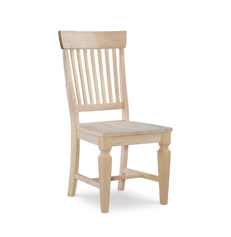 Vista Slatback Chair - Barewood