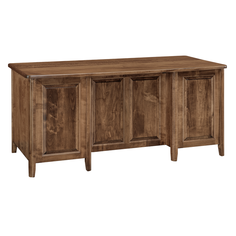 Amish Essentials Carson 5-Drawer Executive Desk