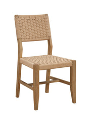 West End Chair in Honey, back view - Barewood
