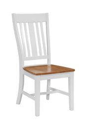 Benson Chair in Honey and White - Barewood
