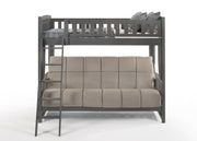 Cinnamon Twin-Futon Bunk - Barewood