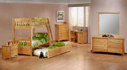 Cinnamon Twin-Twin Bunk - Barewood