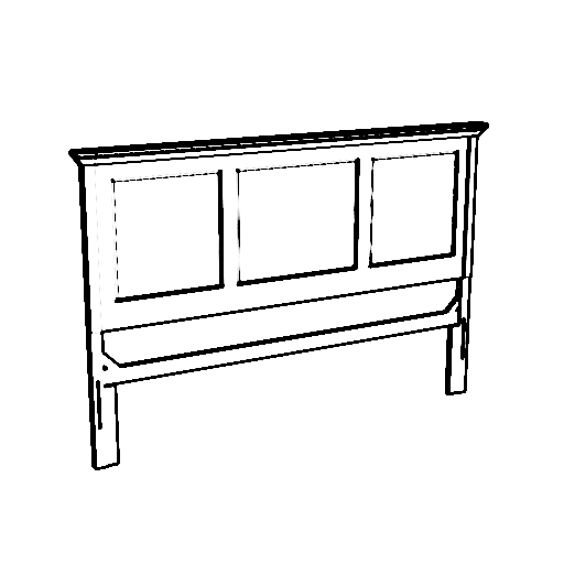 Perfect Balance Contemporary King Panel Bed