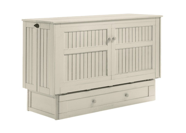 Daisy Murphy Cabinet Bed in Vintage White - Barewood