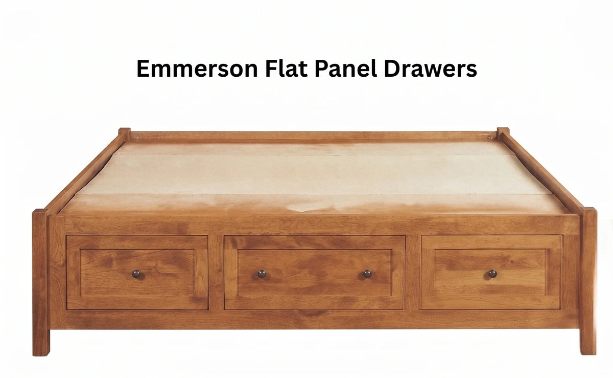 Portland Shiplap – Solid Wood Elevated Storage Bed