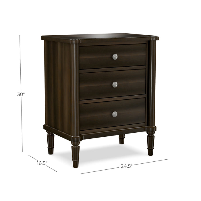 Highbury Three Drawer Nightstand