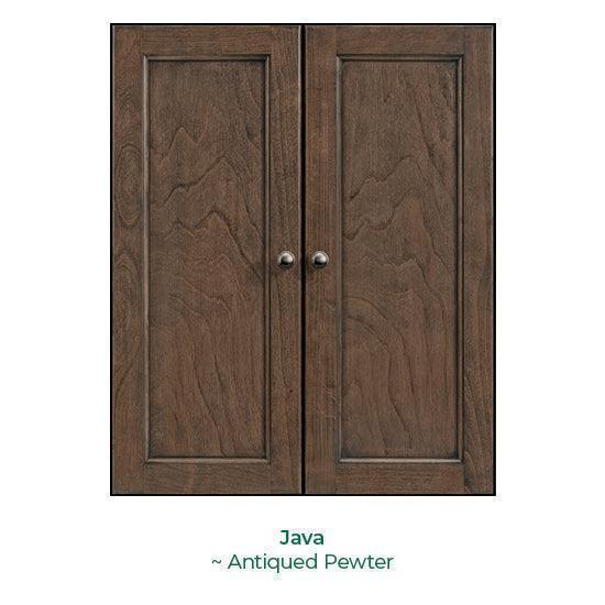 Mckenzie 30" Wide Cabinet and Hutch