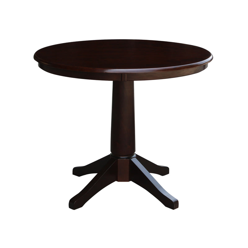 Transitional Pedestal Table- 30", 36" and 42" Diameter