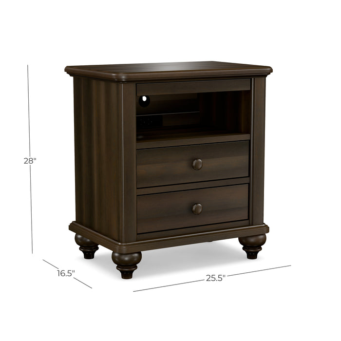 Millcroft Two Drawer Nightstand with Pullout Tray