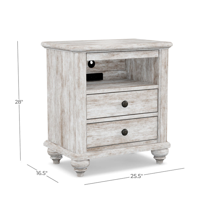 Millcroft Two Drawer Nightstand with Pullout Tray