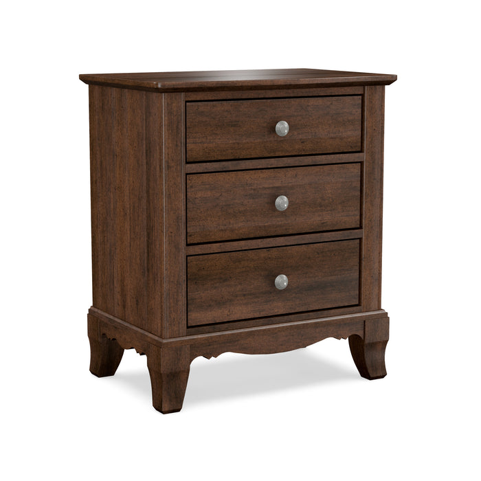 Montelena Three Drawer Nightstand