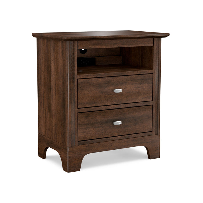 Montgomery Two Drawer Nightstand with Pullout Tray