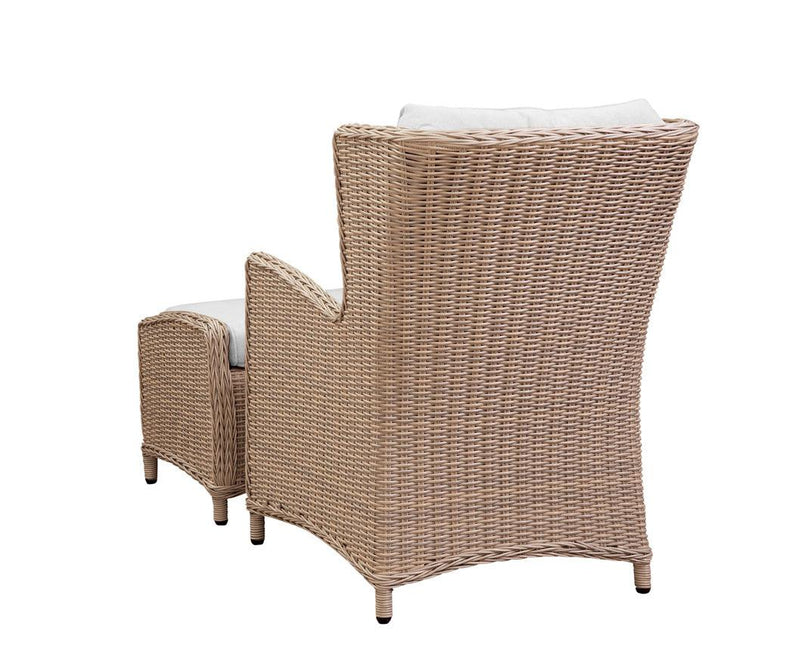 Biscayne Lounge Chair with Footstool