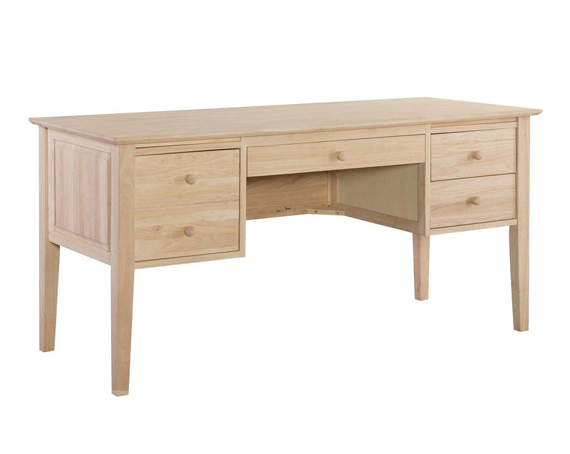 Executive Lancaster Desk - Barewood