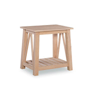 Surrey End Table - Barewood