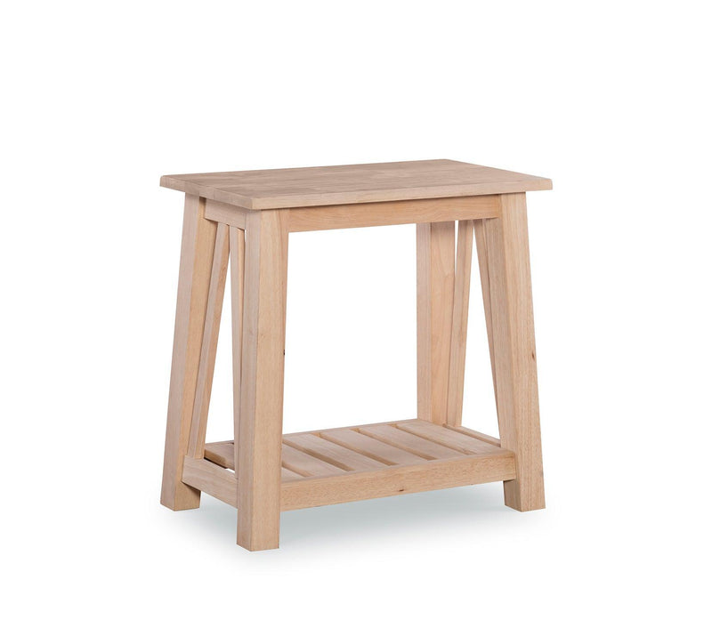 Surrey Narrow End Table - Barewood