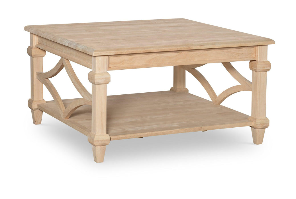 Josephine Square Coffee Table - Barewood