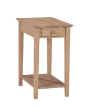 Narrow End Table - Barewood