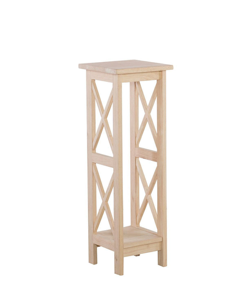 X-Side Plant Stand - Barewood
