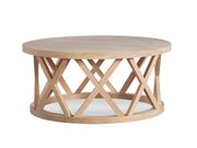 Ceylon Round Coffee Table - Barewood