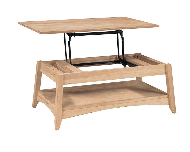 Bombay Coffee Table W/ Lift-top - Barewood