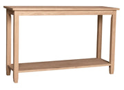 Solano Sofa Table - Barewood