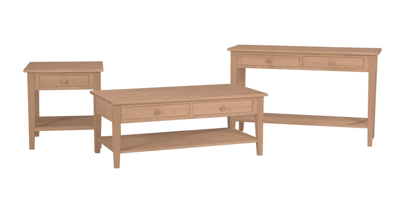 Spencer End Table - Barewood