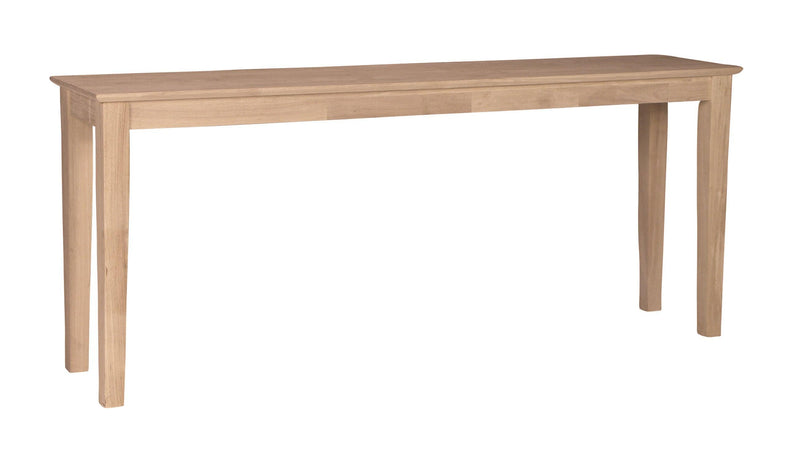 Shaker Sofa Table - Barewood
