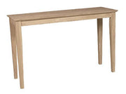 Shaker Sofa Table - Barewood