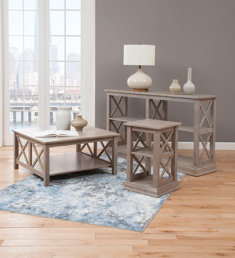 Hampton Square Coffee Table - Barewood