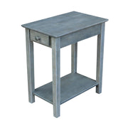 Narrow End Table - Barewood