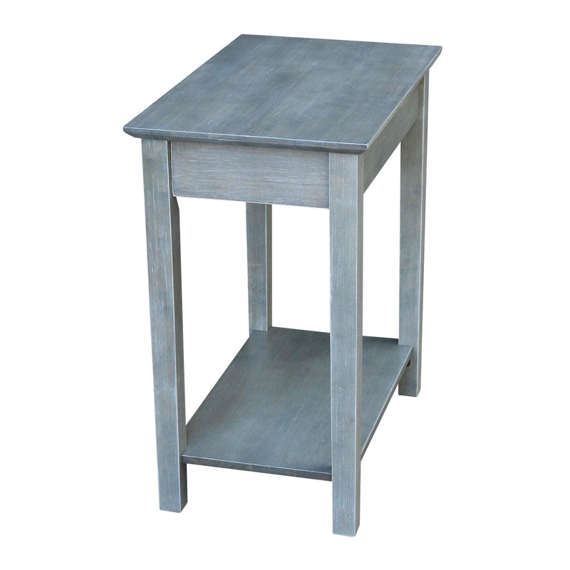 Narrow End Table - Barewood