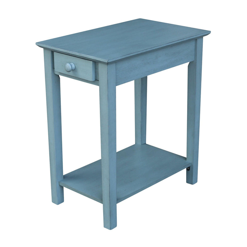 Narrow End Table - Barewood