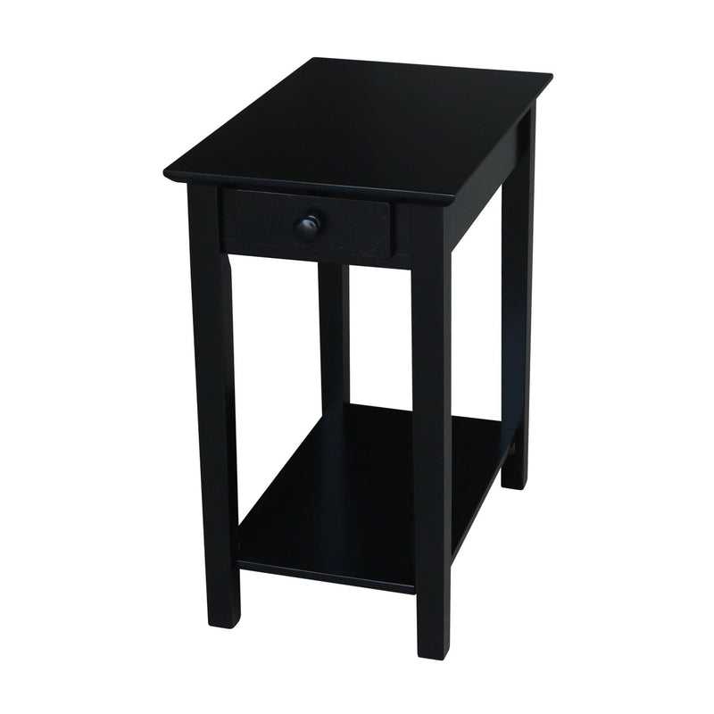 Narrow End Table - Barewood