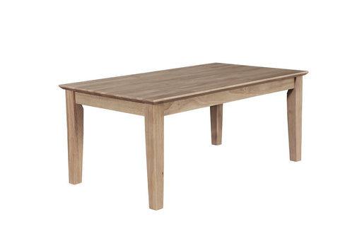 Shaker Coffee Table 48"L in Honey - Barewood