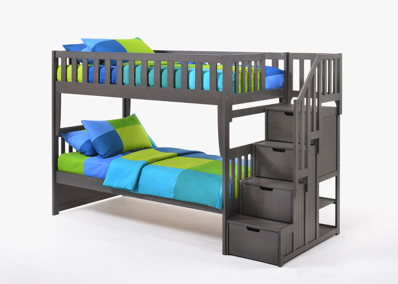 Peppermint Twin/Twin Bunk - Barewood