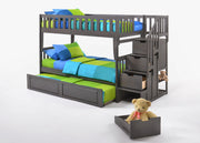 Peppermint Twin/Twin Bunk - Barewood