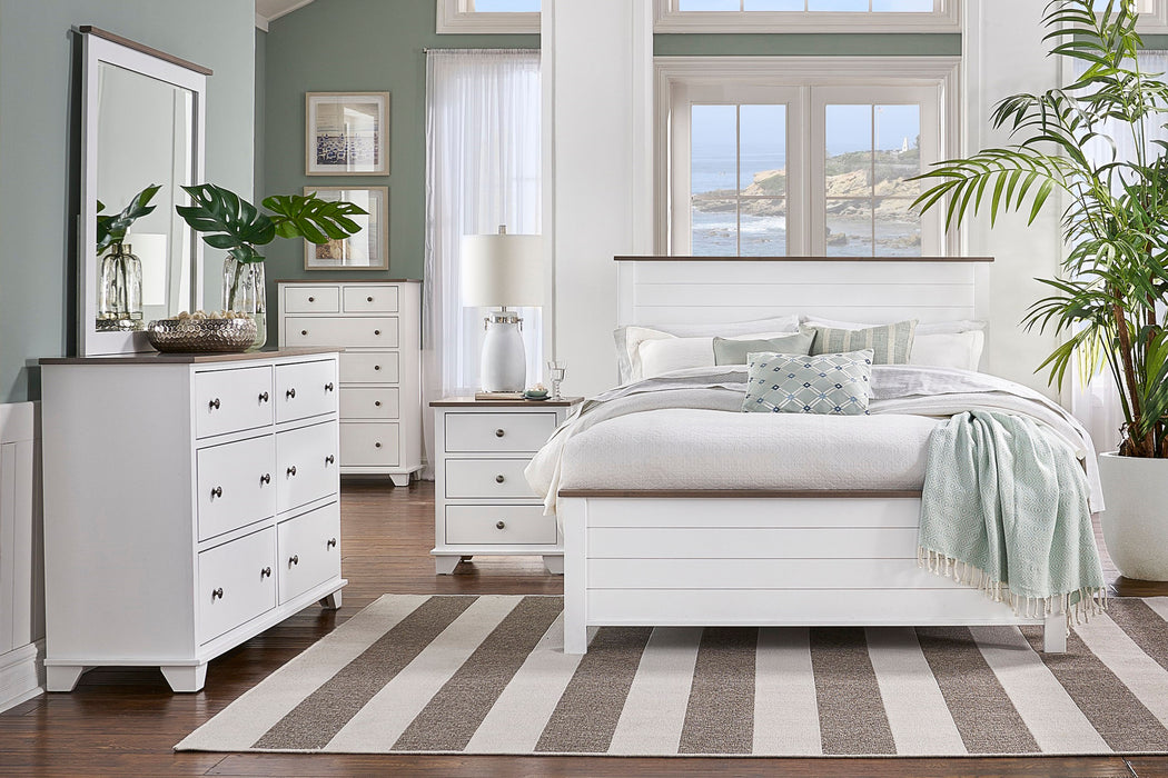 Portland Six Drawer Combo Dresser