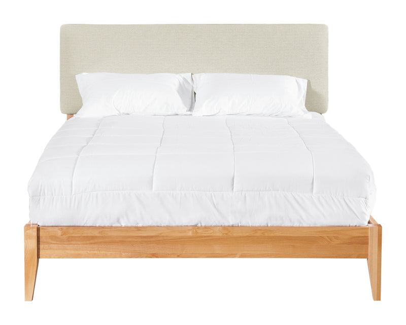 2 West Modern Upholstered Platform Bed