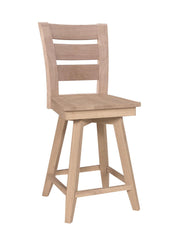 Tuscany Swivel Stool - Barewood