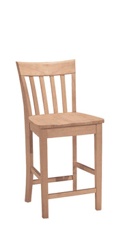 Slatback Stool - Barewood