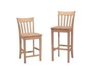 Slatback Stool - Barewood